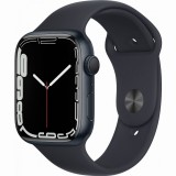 Apple Watch Series 7 Aluminium 45mm Mitternacht (Sportarmband mitternacht) (MKN53FD/A) - Okosóra