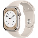 Apple Watch Series 8 Aluminium 41mm Polarstern (Sportarmband polarstern) (MNP63FD/A) - Okosóra