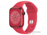 Apple Watch Series 8 Cellular, 45mm, (PRODUCT)RED alumínium tok, (PRODUCT)RED sportszíjjal