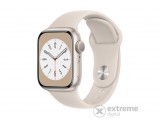 Apple Watch Series 8 GPS, 41mm, Csillagfény alumínium tok, Csillagfény sportszíjjal