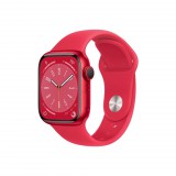 Apple Watch Series 8 GPS + Cellular 41mm (PRODUCT)RED alumíniumtok, (PRODUCT)RED sportszíj (MNJ23CM/A) (MNJ23CM/A) - Okosóra