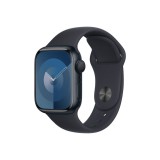 Apple Watch Series 9 GPS 41 mm éjfekete alumíniumtok - éjfekete sportszíj - M/L