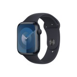 Apple Watch Series 9 GPS 45 mm éjfekete alumíniumtok - éjfekete sportszíj - S/M