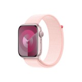 Apple Watch Series 9 GPS 45 mm rózsaszín alumíniumtok, világos rózsaszín sportpánt