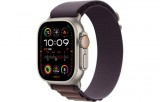 Apple Watch Ultra 2 49mm GPS + Cellular Titánium Tok, Indigó Színű Alpesi Szíj - M/L