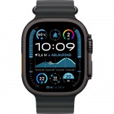 Apple Watch Ultra 2 Titán 49mm Cellular 4G/LTE Okosóra M/L Sport szíjjal - Fekete (MX4V3FD/A)