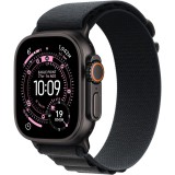Apple Watch Ultra 3 Cellular 49mm Black Titanium Case with Black Alpine Loop Large MF0X4