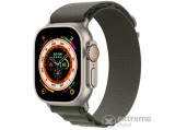 Apple Watch Ultra Cellular, 49mm, Titántok, Zöld alpesi pánt, S