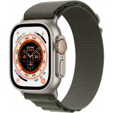 Apple Watch Ultra Titanium Cellular 49mm (Alpine Loop grün) Medium (MQFN3FD/A) - Okosóra