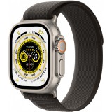 Apple Watch Ultra Titanium Cellular 49mm (Trail Loop schwarz/grau) M/L (MQFX3FD/A) - Okosóra