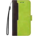 Apple Wooze Colour Wallet iPhone 16 Pro oldalra nyíló tok, stand, kártyatartóval, kézpánttal, zöld