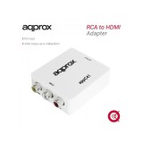 Approx APPC41 RCA HDMI A-típus (Standard) Fehér video átalakító kábel