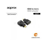 APPROX Átalakító -  HDMI to micro HDMI adapter (APPC19)