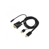 APPROX Átalakító - HDMI to VGA + Audio + Power cable (APPC22)