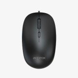 APPROX Egér - optikai, vezetékes,1600 DPI, Fekete