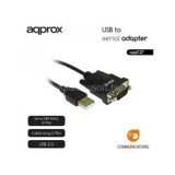 APPROX Kábel átalakító - USB2.0 to Serial port (RS232) adapter (APPC27)