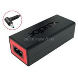 APPROX Notebook adapter 90W - HP laptopok számára, 19,5VDC 4.73A, Plug: 4.5x3mm, Fekete (APPA14)