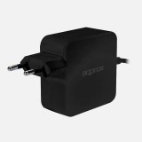 Approx Univerzális USB Type-C Notebook adapter 90W Black APPA90C