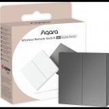 AQARA AQA-KAP-WSH12-GR H1 2 gombos vezetéknélküli Zigbee kapcsoló szürke ( )
