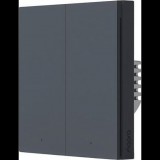 AQARA H1 2 gombos Zigbee 3.0 okos villanykapcsoló (csak fázis), szürke (WS-EUK02-G)