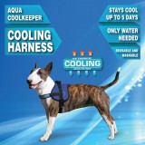 Aqua Coolkeeper hűtőhám, speciális hűtőhám kutyáknak Törzs átmérője: 65-90 cm Méret: M - Pacific Blue (Sötétkék)