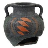 AQUA EXCELLENT Akvárium dekoráció kék amfora 15,5 x 14,5 x 15,5 cm