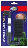 Aqua Nova tapadókorongos akváriumi dupla szivacsszűrő (10 cm x 5 cm x 15 cm | Max. 60 literes akváriumhoz)