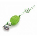 AQUAEL Kutyajáték - ZIBI labda kötélen, 45 cm