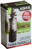AquaEl Turbo Filter 500 biológiai szűrésű belső szűrő (4.4 W | 500 l/h | Max. fej: 70 cm | Ajánlott űrtartalom: