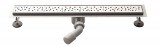 Aqualine Inox padlóösszefolyó 90x11 cm