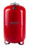 AQUASYSTEM Fűtési rendszer tágulási tartály 150 liter, EPDM gumi membránnal piros színben