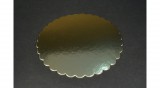 Arany tortakarton tortaalátét  hullámos 30 cm