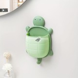 Aranyos akasztós fürdőszobai tárolókosár kampóval, Zöld színű, praktikus rendszerező kosár fürdőszobai kiegészítők tárolására