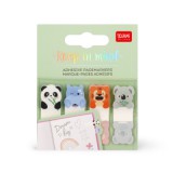 Aranyos állatos öntapadós oldaljelölő címke (LEGAMI - STATIONERY, 4x20 db)
