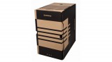 Archiváló doboz, A4, 200 mm, karton, DONAU, natúr