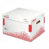 Archiváló konténer, újrahasznosított karton, felfelé nyíló, ESSELTE "Speedbox", fehér