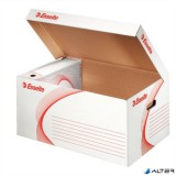 Archiválókonténer, karton, felfelé nyíló, ESSELTE "Standard", fehér