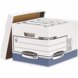 Archiválókonténer, karton, standard, BANKERS BOX&reg; SYSTEM by FELLOWES&reg;, kék (IFW00261)