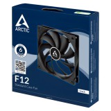 Arctic F12 hűtő ventilátor (120 mm, 1350 rpm) fekete