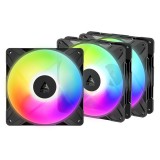 ARCTIC Freezer P14 Pro Reverse A-RGB - 3 Pack Számítógép ház Ventilátor 14 cm Fekete 3 db