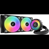 ARCTIC Liquid Freezer III 280 A-RGB Processzor Minden az egyben folyadékhűtés 14 cm Fekete 1 db