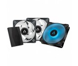 Arctic P12 PWM PST RGB 3 db + controller