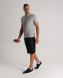 ARENA M BERMUDA FLEECE black Férfi pamut bermuda