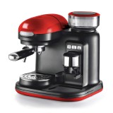 Ariete 1318 Moderna, Félautomata, 0.8L, 1080W, Piros-Fekete eszpresszó kávéfőző