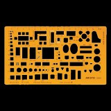 Aristo 1:100 építész bútorsablon (GEO5064)