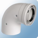 Ariston 60/100 mm-es ALU/PP 90°-os könyökidom