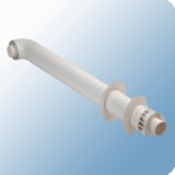 Ariston 80/125 mm-es ALU/PP koncentrikus parapett szett 1 m