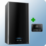 Ariston Alteas One+ Net 35 fali kondenzációs kombi gázkazán beépített Wi-Fi rendszerrel + Sensys Net szobatermosztát, 35kW