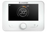 Ariston színes HD kijelzős Sensys, Bus rendszerű vezetékes szobatermosztát és rendszervezérlő, fehér