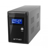 Armac O/1000F/LCD Office 1000F LCD 1000VA / 650W Vonalinteraktív Back-UPS (O/1000F/LCD)